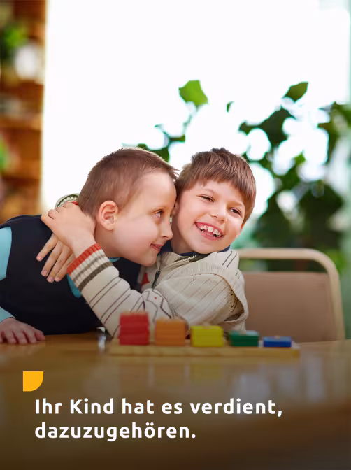 Ihr Kind hat es verdient, dazuzugehören.